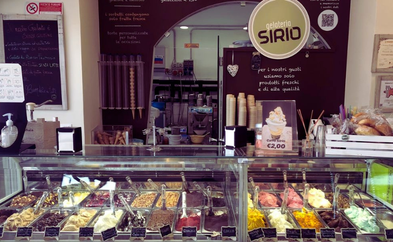 gelateria sirio nuovo negozio
